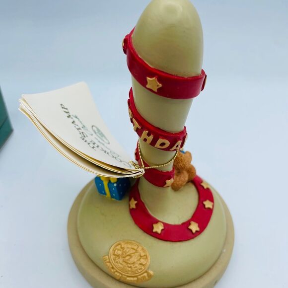 NIB Brown Bag Cookie Art Stamp Happy Birthday Teddy Bear Rare 1995 Recipe Book - Picture 3 of 8